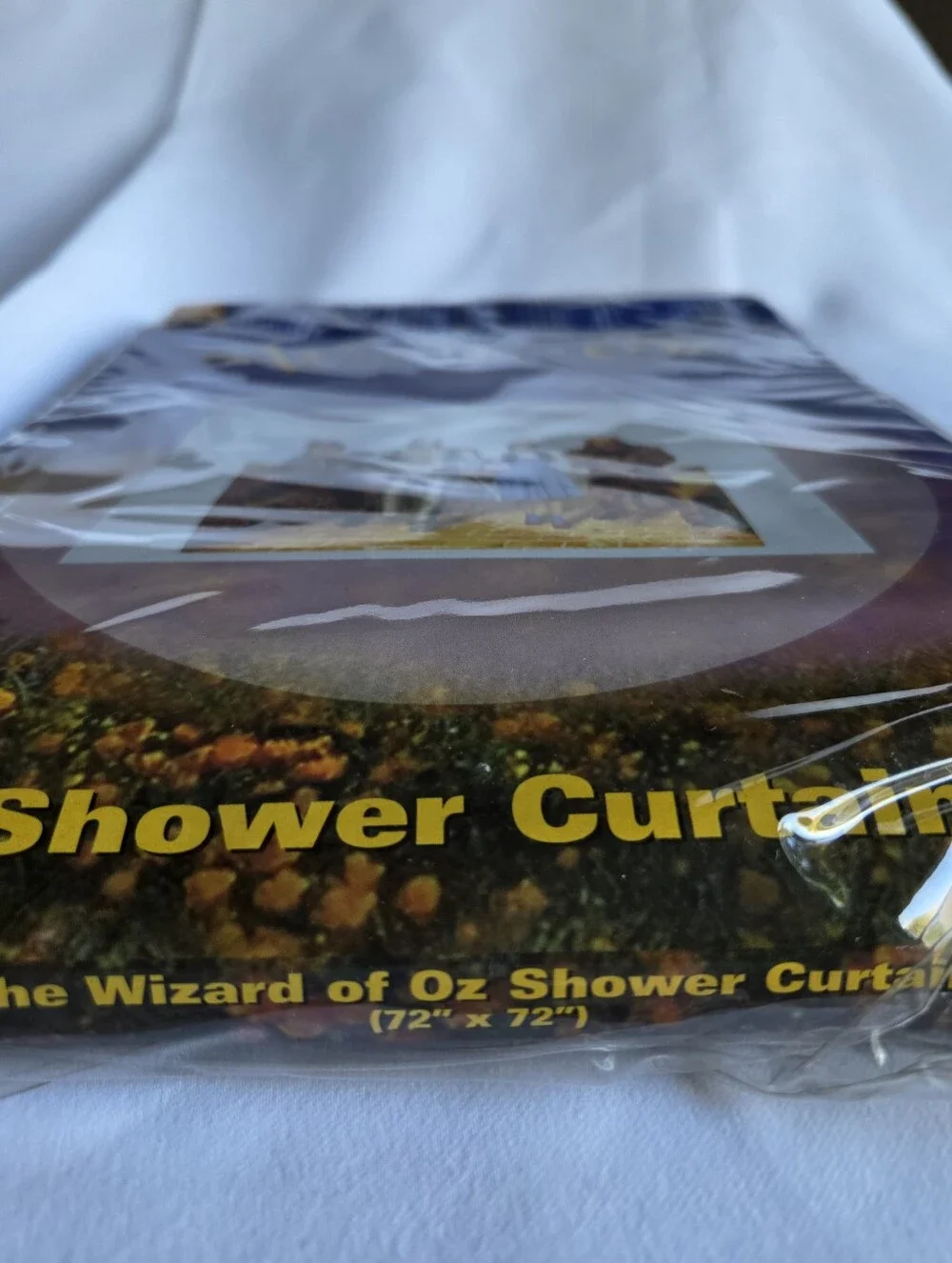 The Wizard Of Oz Shower Curtain And Ruby Slipper Shower Curtain Rings/Hooks NWT